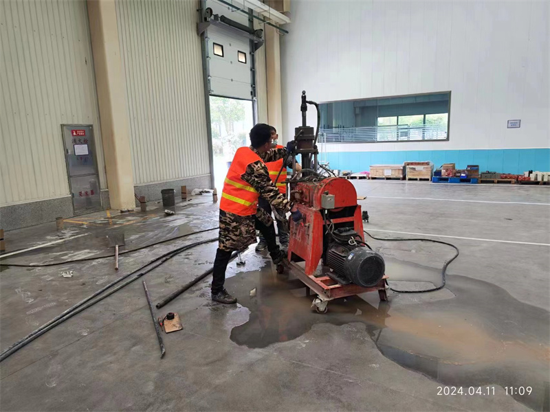 贾汪厂房地面下沉塌陷注浆加固施工